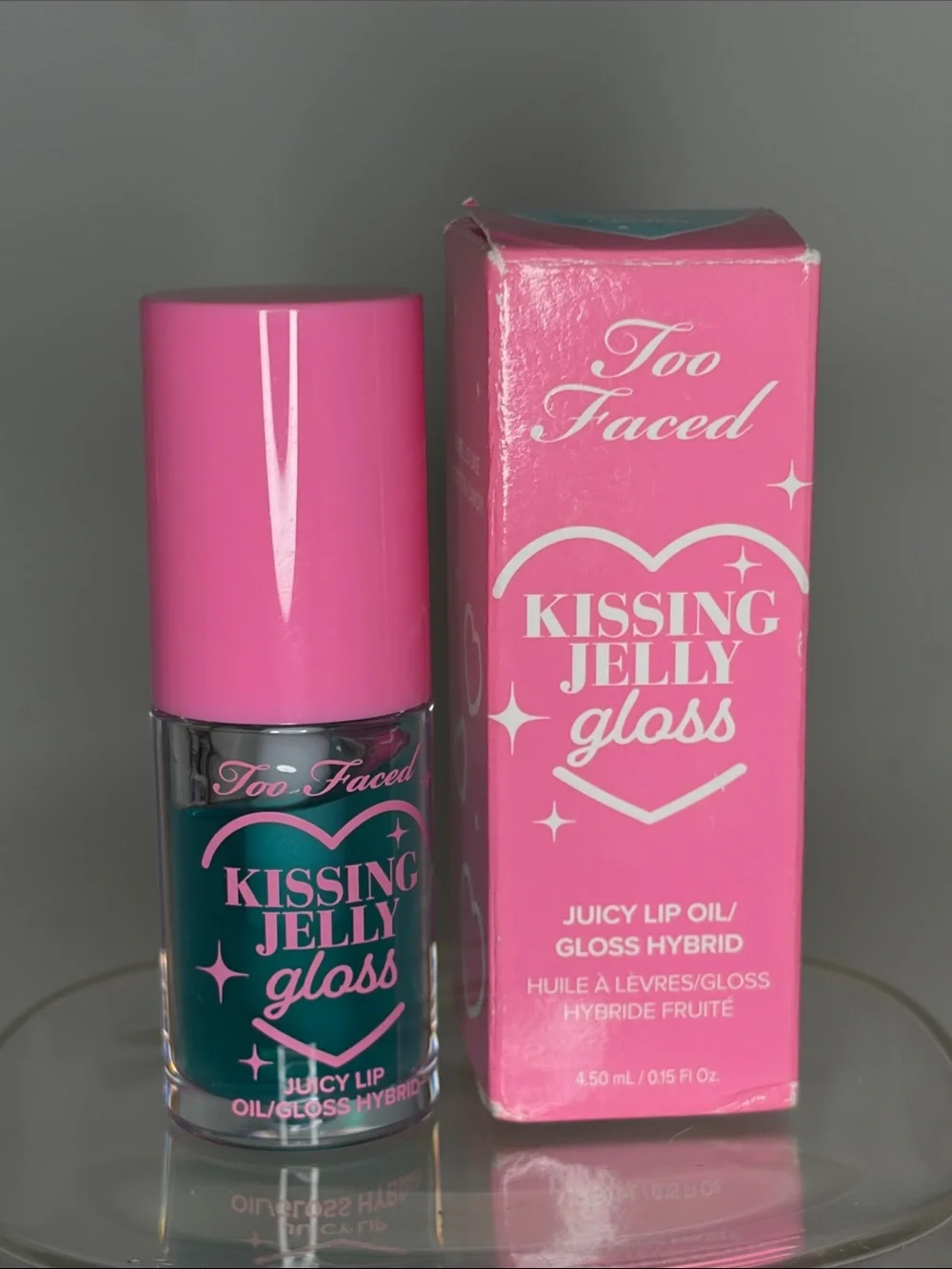 Too Faced Kissing Jelly Gloss Juicy Lip Oil in Sweet Cotton Candy